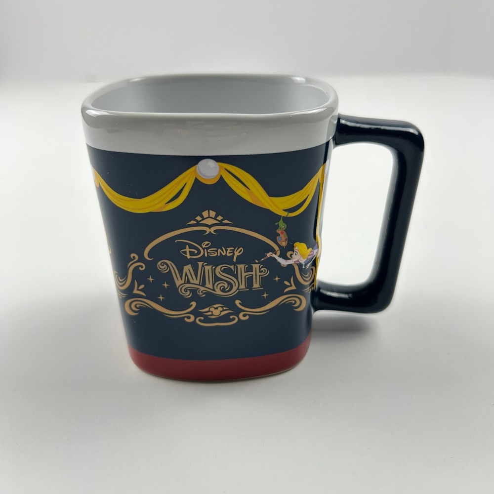 New Disney Cruise Line DCL Coffee Mug Disney Wish Stern Stoneware Mug Rapunzel